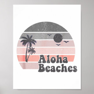 Aloha Beaches Poster