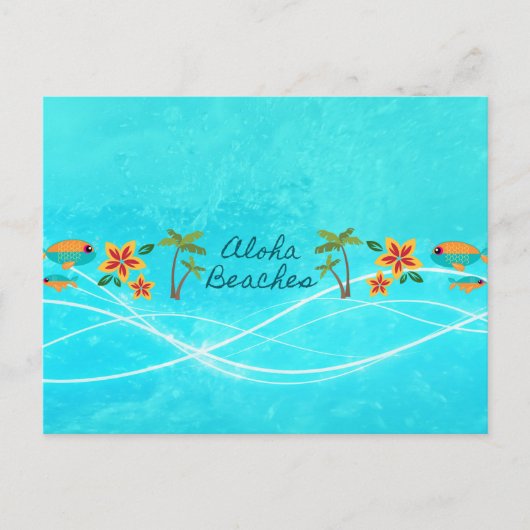 Aloha Beaches Postkarte (Vorderseite)