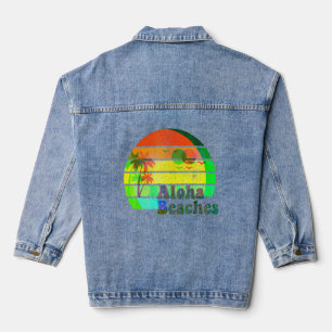 Aloha Beaches Summer California Hawaii Style und V Jeansjacke