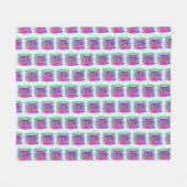 Aloha Beaches Tropical Surf Ananas Fleecedecke (Vorderseite (Horizontal))
