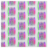 Aloha Beaches Tropical Surf Ananas Stoff (Muster)
