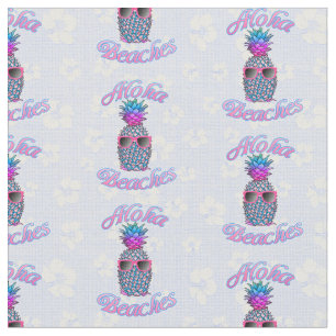 Aloha Beaches Tropischer Ananas Stoff