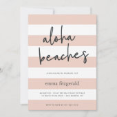 Aloha Beaches | Wochenende Einladung (Vorderseite)
