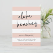 Aloha Beaches | Wochenende Einladung (Stehend Vorderseite)