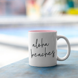 Aloha Beaches Zweifarbige Tasse