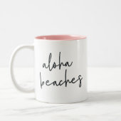 Aloha Beaches Zweifarbige Tasse (Links)