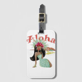 Aloha Beautiful Gepäck Tag Gepäckanhänger (Vorderseite Vertikal)