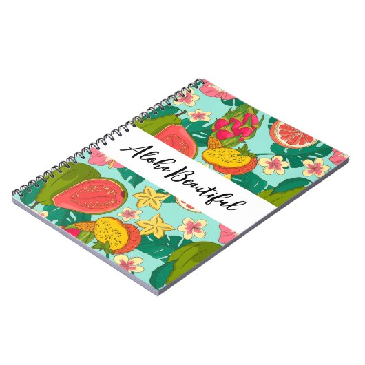 "Aloha Beautiful"-Notebook Notizblock (Linke Seite)