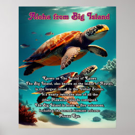 Aloha Big Island Hawaii Poster