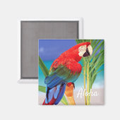 Aloha Bird Magnet (Vorderseite/Rückseite)