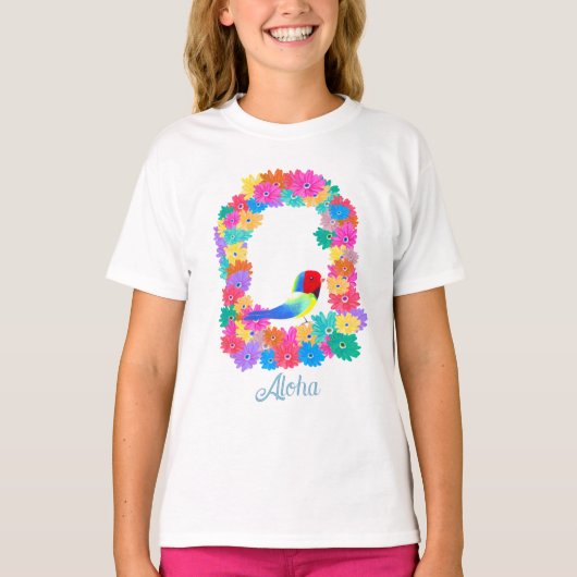 Aloha Bird von Hawaii T-Shirt (Vorderseite)