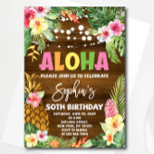 Aloha Birthday Einladung Vorlage Hawaiian Birthd