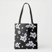Aloha Black Classic Hawaiian Pattern Tasche (Vorderseite)