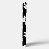 Aloha Black Classic Hawaiian Seamless Pattern Case-Mate iPhone Hülle (Rückseite / Rechts)