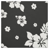 Aloha Black Classic Hawaiian Seamless Pattern Stoff (Muster)