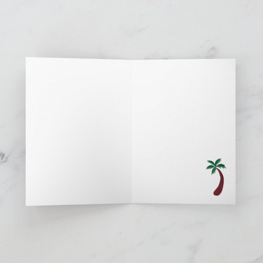 Aloha Black Labrador Karte (Innenseite)