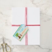 Aloha Blonde Hair Boy Geschenkanhänger (Mit Garn)