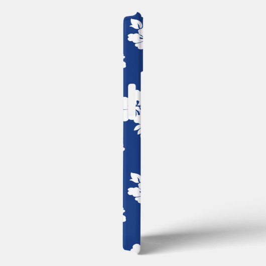 Aloha Blue Classic Hawaiian Seamless Pattern Case-Mate iPhone Hülle (Rückseite / Rechts)