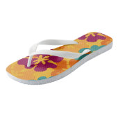 Aloha Blume Badesandalen (Schrägansicht)
