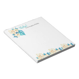 Aloha! Blume Garden 5.5" x 6" Notepad - 40 Seiten Notizblock