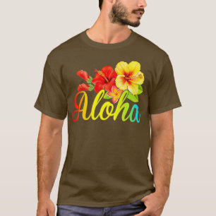Aloha Blume Hawaiian Funny Hawaii Beach Luau Par T-Shirt