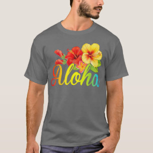 Aloha Blume Hawaiian Funny Hawaii Beach Luau Par T-Shirt