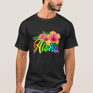 Aloha Blume Hawaiian Summer Funny Hawaii Beach M T-Shirt