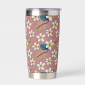 Aloha Blumen  Thermobecher (Links)