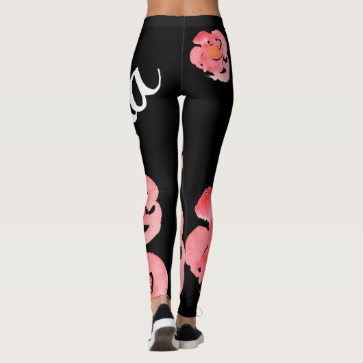Aloha BlumenLeggings Leggings (Rückseite)