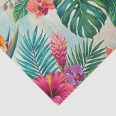 Aloha Blütenflor Tropical Seidenpapier (Detail)