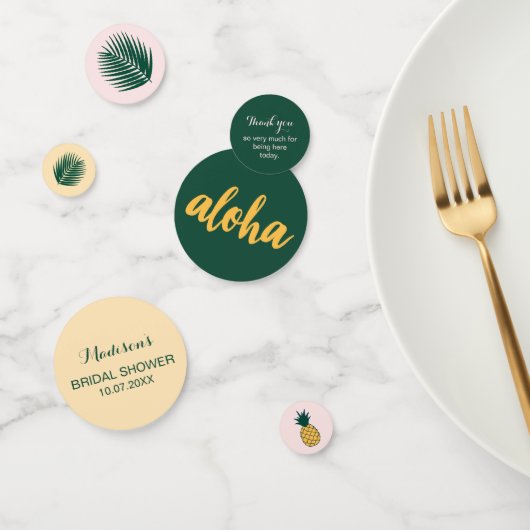 Aloha Brautparty-Tisch Konfetti (Gruppe)
