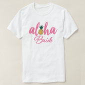 Aloha Bride White T-Shirt (Design vorne)