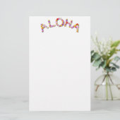 Aloha! Briefpapier (Stehend Vorderseite)