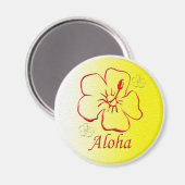 Aloha Button copy Magnet (Vorderseite/Rückseite)