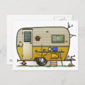 Aloha Camper Trailer Postkarte (Vorne/Hinten)