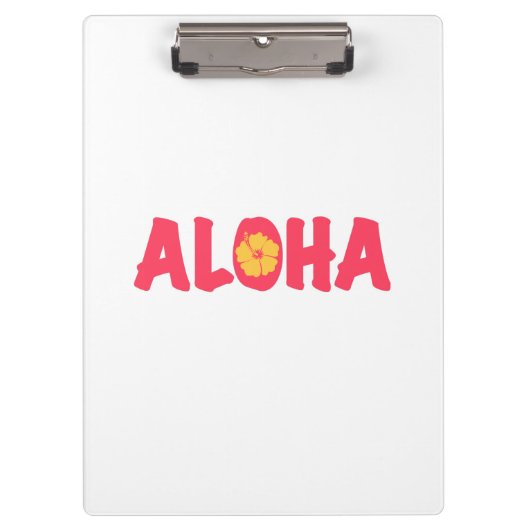 Aloha Clipboard Klemmbrett (Vorderseite)