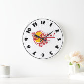 Aloha Clock Große Wanduhr (Zuhause)