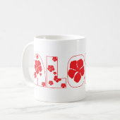 Aloha Coffee Tasse (Vorderseite Links)