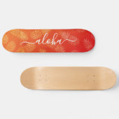 Aloha coole, schicke Ananas Skateboard (Horizontal)