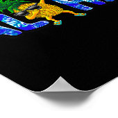 Aloha Dabbing Ananas Sungles Strände Hawaii Haw Poster (Ecke)