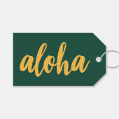 Aloha danke geschenkanhänger (Vorderseite (Horizontal))