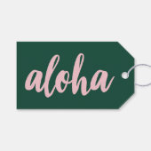 Aloha danke geschenkanhänger (Vorderseite (Horizontal))