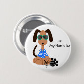 Aloha Deojee NamensAbzeichen Button (Vorne & Hinten)