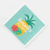 Aloha der Saison | Hawaiisch Serviette (Ecke)