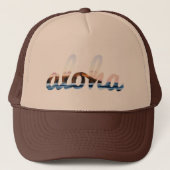 Aloha Diamond Head Truckerkappe (Vorderseite)