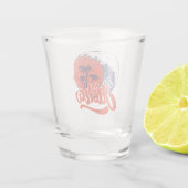 Aloha die große Welle Schnapsglas (Rückseite)