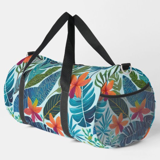 Aloha-Druck Duffle Bag (Rechte Ecke)