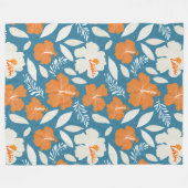 Aloha-Druck Fleecedecke (Vorderseite (Horizontal))