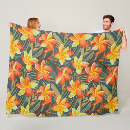 Aloha-Druck Fleecedecke (Beispiel)