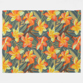 Aloha-Druck Fleecedecke (Vorderseite (Horizontal))